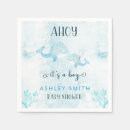 Recherche de baleine serviettes Ahoy c'est un garçon