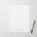 Recherche de lettre de nom l initiale entreprise papeterie Minimaliste