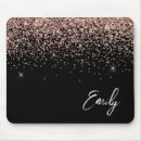 Recherche de rose ros tapis souris Monogramme