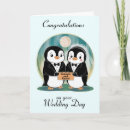 Recherche de mariage de pingouin vœux cartes Drôle