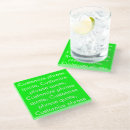 Recherche de fluorescent dessous de verres Vert