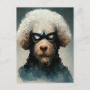 Recherche de peinture de caniche cartes postales Chien