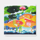 Recherche de poisson rouge magnets Carpe