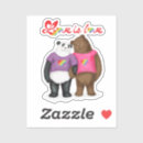 Recherche de panda autocollants Arc en ciel