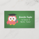 Recherche de hibou mignon cartes visite Enseignant