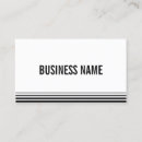 Recherche de simplicité cartes visite Minimaliste