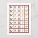 Recherche de bingo cartes postales Marqueurs