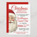 Recherche de secret santa invitations Aquarelle