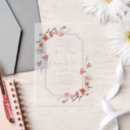 Recherche de vellum mariage invitations Floral