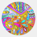 Recherche de couleur triangle autocollants Triangles