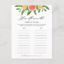 Recherche de pamplemousse cartes postales Aquarelle