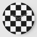 Recherche de damier noir et blanc horloges Vérificateur