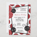 Recherche de lady bug baby shower invitations Dame