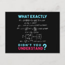 Recherche de professeur de maths drôle cartes postales Science