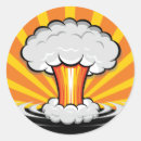 Recherche de bombe nucléaire autocollants Nuage