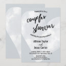 Recherche de couples bridal shower invitations Typographie