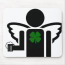 Recherche de trèfle irlandais tapis souris Shamrock