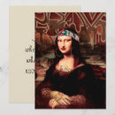 Recherche de mona lisa invitations Parodie