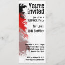 Recherche de rockstar invitations Rouge