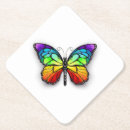 Recherche de papillon monarque dessous de verres Coloré