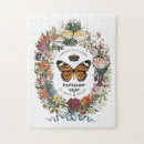 Recherche de papillon vintage puzzles Botanique
