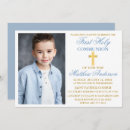 Recherche de blue petite communion invitations Première communion sainte