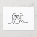 Recherche de drums cartes postales Musicien