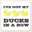 Recherche de canard dessous de verres Jaune