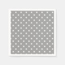 Recherche de pois blanc serviettes Gris