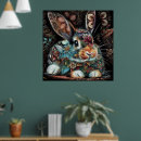Recherche de lapin noir art Fleurs
