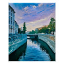 Recherche de rivière posters Coucher de soleil