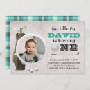 Recherche de boy photo 1ans anniversaire invitations Rustique