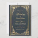 Recherche de elegant gold mariage invitations Classique