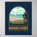 Recherche de vintages indiana posters Lac michigan