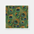 Recherche de paon serviettes Vert