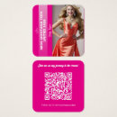 Recherche de couleurs chaudes cartes visite Code qr
