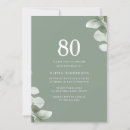 Recherche de sage green anniversaire invitations Vert