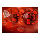 Recherche de globules rouges cartes postales Microbiologie