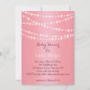 Recherche de string lights baby shower invitations Rose