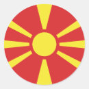 Recherche de drapeau de la macédoine autocollants Pays