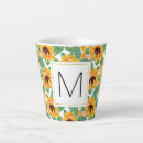 Recherche de motif tournesol tasses Fleur