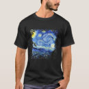 Recherche de nuit étoilée vincent van gogh tshirts Dieu