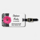 Recherche de damassé vintage bagages étiquettes Floral