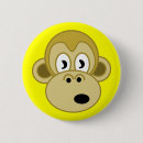 Recherche de chimpanzé drôle badges Animaux