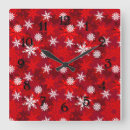 Recherche de flocons neige horloges Blanc