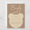 Recherche de brown bear baby shower invitations Mignon