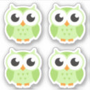 Recherche de hiboux autocollants Pour enfants