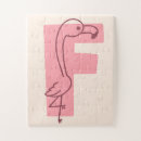 Recherche de flamant rose puzzles Pour enfants