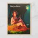 Recherche de ukulélé cartes postales Fille