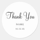 Recherche de minimaliste mariage autocollants Typographie manuscrite